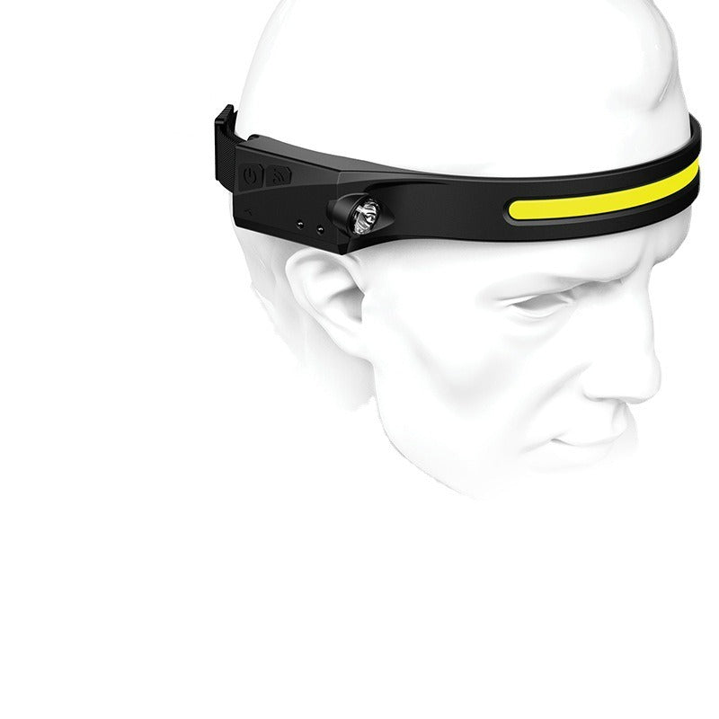 Wave Sensor Wide Range COB LED Headlamp USB Rechargeable Headlamp Wave Sensor Wide Range COB LED Headlamp USB Rechargeable Headlamp